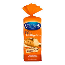 Pão De Forma Multigrãos 370g - Visconti