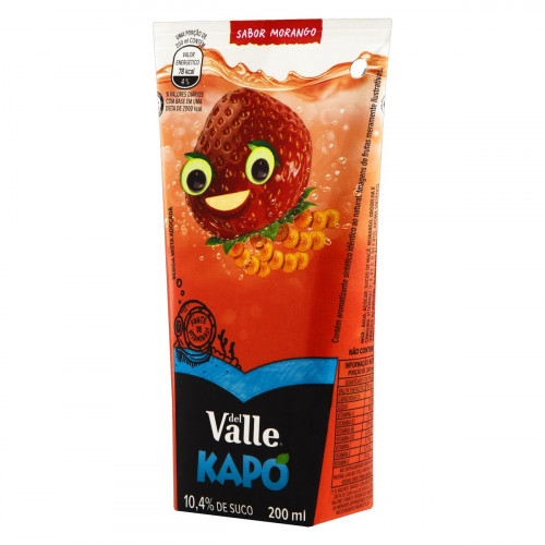 Refresco de Morango Del Valle Kapo 200ml