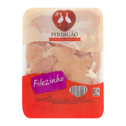 Filé de Peito de Frango Congelado sem Osso Perdigão 1Kg - Sassami